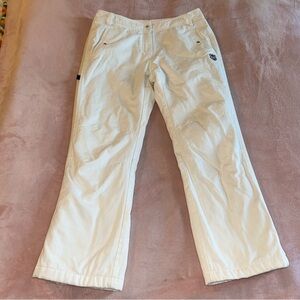Pearly Gates white quilted/insulated golf pants size 2 or 28 inches winter sport
